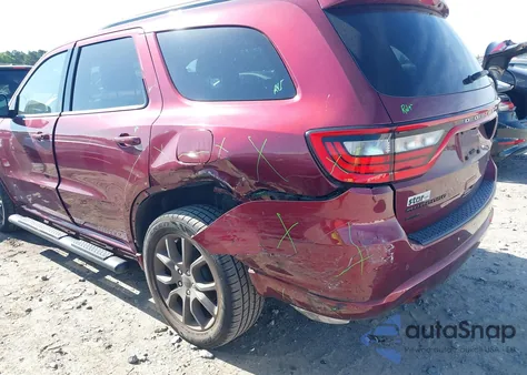 2017 Dodge Durango Gt Awd z USA, uszkodzony, nr VIN 1C4RDJDG6HC871911